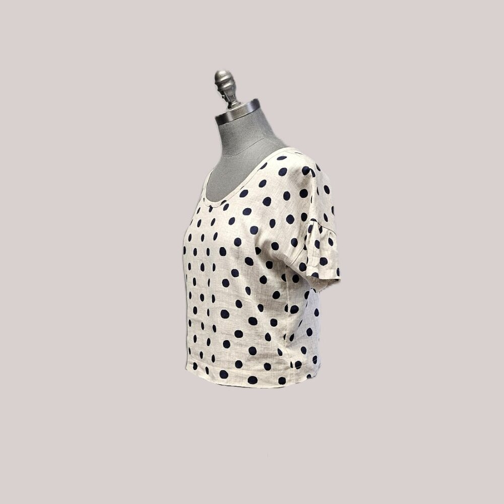 Allison Wonderland Polka Dot Short Sleeve Top - Picture 2 of 6